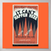Poster Poster-WPA Chicago-It Can't Happen Here 2 (Devant)