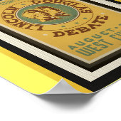 Poster Poster-WPA Chicago-Lincoln Douglas Débat (Coin)