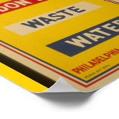 Poster Poster-WPA-Ne pas gaspiller l'eau (Coin)