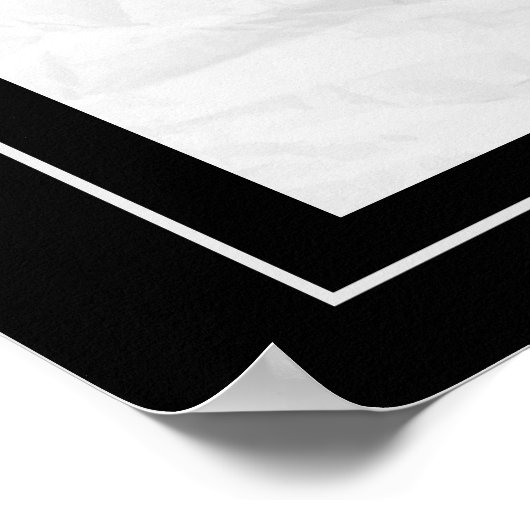 Poster Poster-Zebra 20" x 24" (Coin)