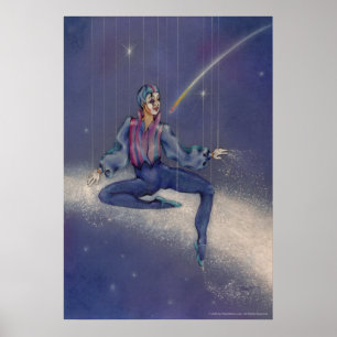 Poster Posters, Beaux-Arts - Clown de mime cosmique