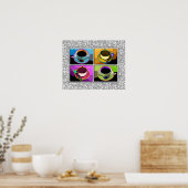 Poster Posters, Imprimés - Java Addictions Pop Art (Cuisine)