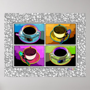 Poster Posters, Imprimés - Java Addictions Pop Art