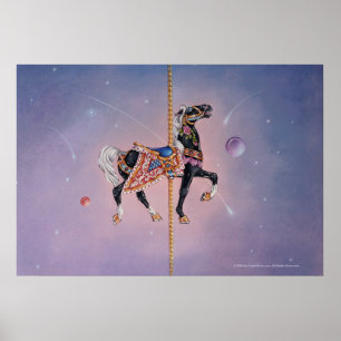 Poster Posters, Imprimés - Petaluma Carousel Horse 2