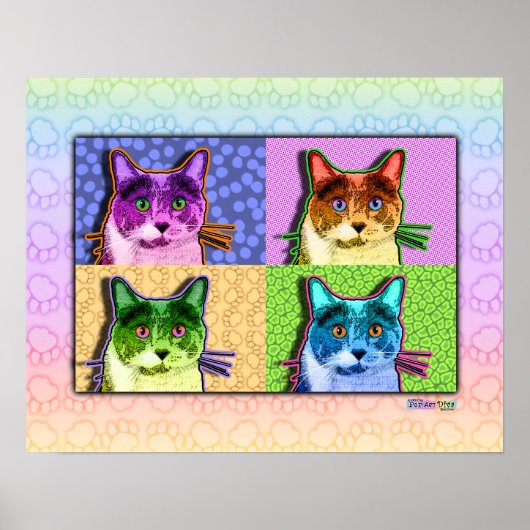 Poster Posters, Imprimés - Pop Art Tom Chat (Devant)