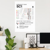 Poster Postes (Bureau à domicile)