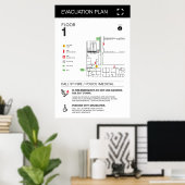 Poster Postes (Bureau à domicile)