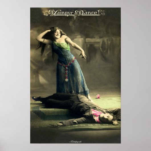 POSTER POSTES DE FUNNY - DANSE VAMPYRE - VINTAGE & RETRO (Devant)