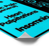 Poster POSTES...DYSAUTONOMIE - Symptômes (Coin)