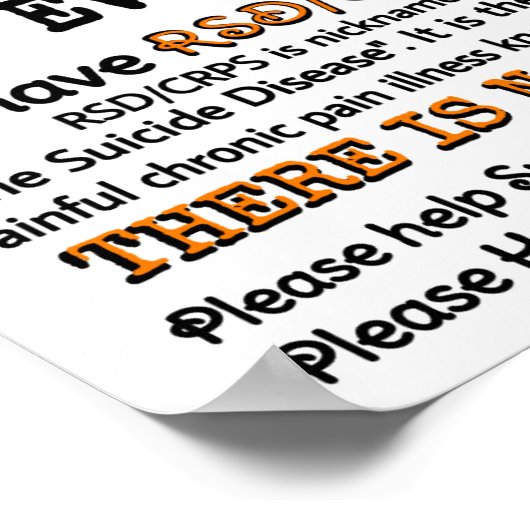 Poster POSTES...Novembre est...Je lutte (Coin)