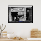 POSTER POSTES - VINTAGE - SIÈGE SOUFFRAGE POUR FEMMES (Cuisine)