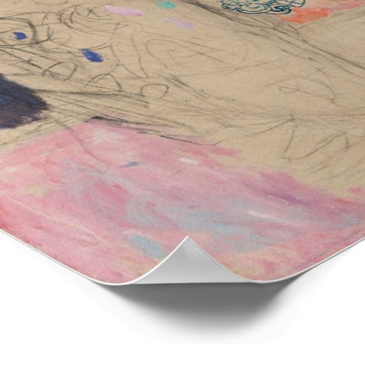 Poster Posthumous Portrait of Ria Munk by Gustav Klimt (Coin)