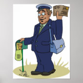 Poster Postie Livrant l'affiche (Devant)