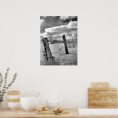 Poster Posts in the Snow (Cuisine)