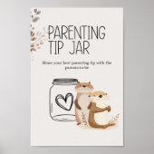 Poster Pot à pourboire pour conseils de parenting sur les (Devant)