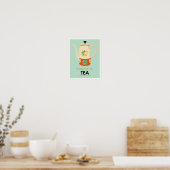 Poster Pot À Thé Du Milieu Du Siècle (Cuisine)