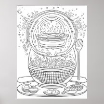 Pot avec nourriture