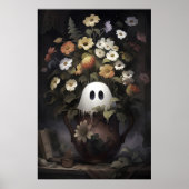 Poster Pot de fleurs fantôme rustique imprimable portrait (Devant)