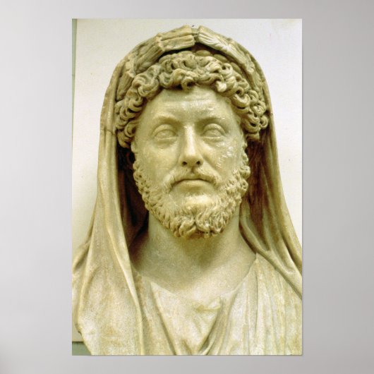 Poster Pot de portrait de Marcus Aurelius (Devant)