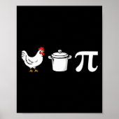 Poster Pot De Poulets Pi 3.14 Funny Pi Day Enseignante De (Devant)