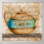 Poster Pot de thé antique (Devant)