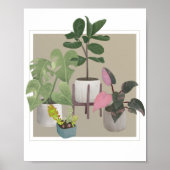 Poster Pot Houseplants (Devant)