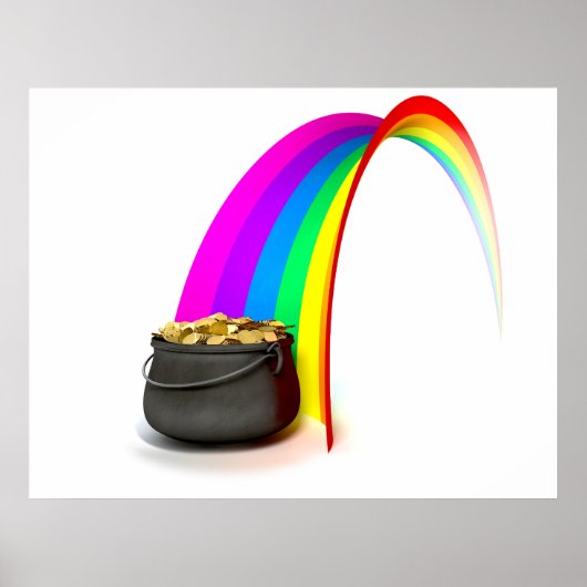Poster Pot O' Gold À La Fin D'Un Arc En Ciel (Devant)