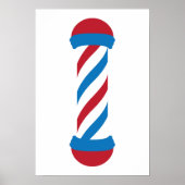 Poster poteau de barbier (Devant)