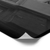 Poster Poteau en barbier rouge (Coin)