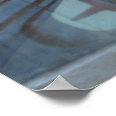 Poster Poteau Totem Abstrait, Alaska (Coin)