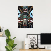 Poster Poteau Totémique (Bureau à domicile)