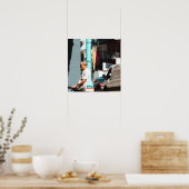 Poster Poteau Vert (Cuisine)
