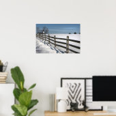 Poster Poteaux de l'église et de la clôture (Bureau à domicile)