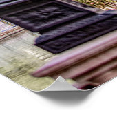 Poster Poteaux lumineux sur la Plaza de Espana (Coin)