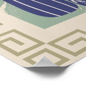 Poster Poterie contemporaine, Pélican, Insectes (Coin)