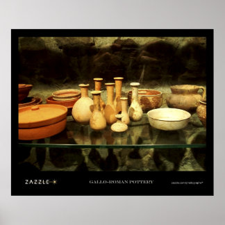 Poster poterie gallo-romaine