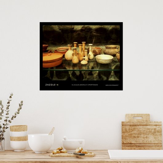 Poster poterie gallo-romaine (Cuisine)