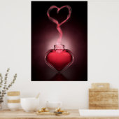 Poster Potion D'Amour Et Parfums Coeurs (Cuisine)