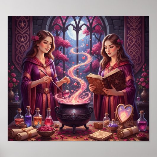 Poster PotionRoseEnchantée (Devant)