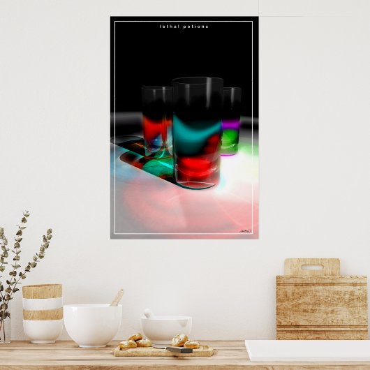 Poster potions létales (Cuisine)