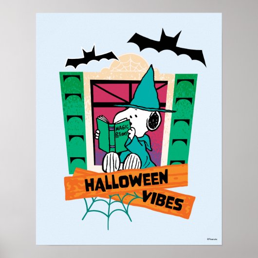 Poster Potions Magiques de Snoopy Peanuts Halloween (Devant)