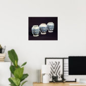 Poster Pots de drogue d'apothecaires, vers 1740 (Bureau à domicile)