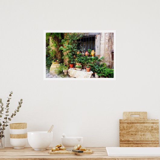 Poster Pots de fenêtre (Cuisine)