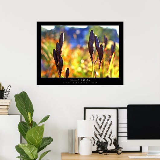 Poster Pots de semences (Bureau à domicile)