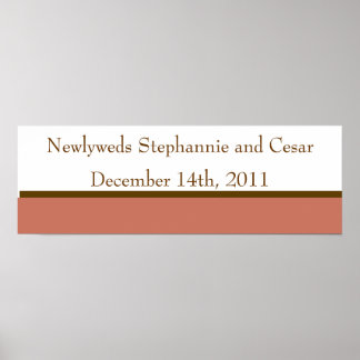 Poster Pots Mason Brown et roses personnalisés de 22,5 po