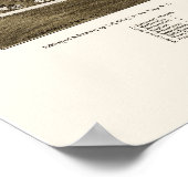 Poster Potsdam, NY Carte panoramique - 1885 (Coin)