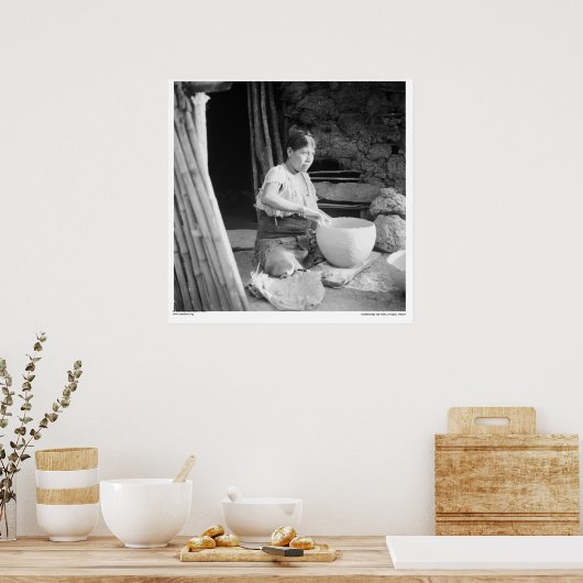 Poster Potter ~ Amatenango del Valle, Chiapas, Mexique (Cuisine)