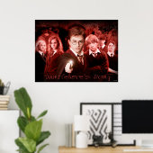 Poster POTTER DE HARRY ET L'ORDRE DU PHOENIX™ Red (Bureau à domicile)