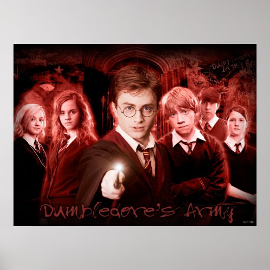 Poster POTTER DE HARRY ET L'ORDRE DU PHOENIX™ Red (Devant)