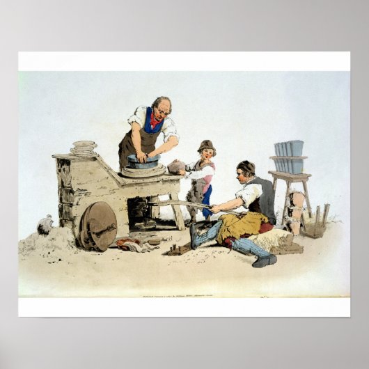 Poster Potters, from 'Costume of Great Britain', publishe (Devant)